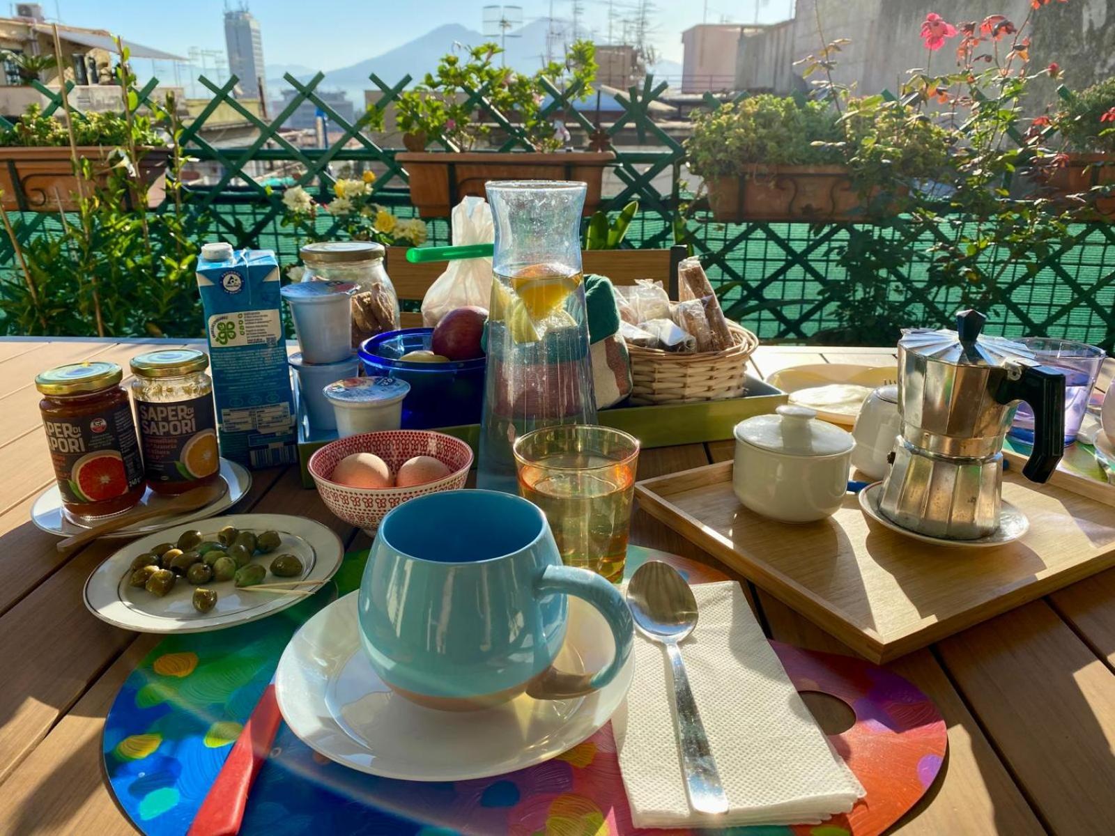 La Casa Blu Bed & Breakfast Napoli Bagian luar foto